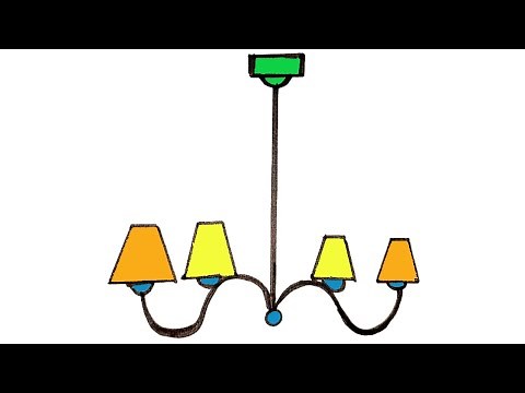 How to draw a Chandelier | Mastering Chandelier Drawing: Step-by-Step Tutorial for Beginners