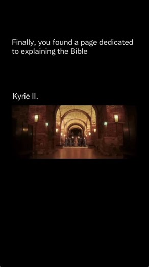 Explaining The Bible on Instagram: "Kyrie II in Gregorian chant refers to the setting numbered II in the Kyriale (the collection of chants for the Ordinary of the Mass), also known as “Kyrie fons bonitatis” or sometimes associated with “Summe Deus” in ad libitum collections. This ancient melody, in mode II (Hypodorian, a plagal mode with final on RE and range emphasizing both below and above the reciting tone), features flowing, melismatic lines—several notes sung to a single syllable—giving it