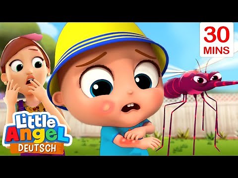 Geh weg, du olle Mücke! | Aua! Das piekt und juckt! | Little Angel Deutsch – Kinderlieder
