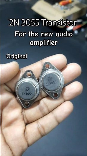 2N 3055 Transistor for the new audio amplifier