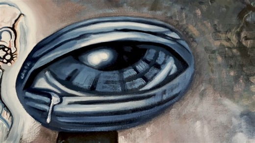 “Art to me is emotive and is a way of coping with life and my mental illness. It is also something that guides me, something that I can rely upon and excel in." - George Harding, artist. The Teacher, by George Harding, is featured in our current exhibition, 'If Only It Were This Easy To See My Cries For Help' 👁️ bit.ly/ifonlyitwerethiseasy | Bethlem Museum of the Mind