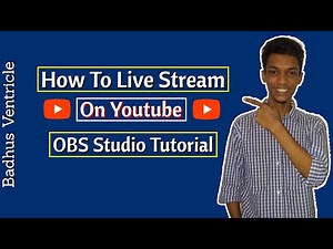 How To Live Stream On Youtube (OBS Tutorial)