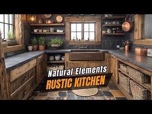 Crafting a Rustic Kitchen: Natural Elements for Every Space