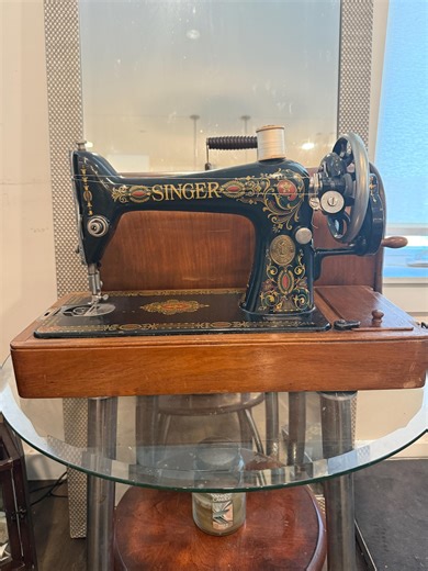 Antieke Singer Model 66 Red Eye-naaimachine uit 1916 - Etsy Nederland