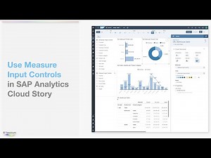 Use Measure Input Controls in SAP Analytics Cloud Story - BI Spectrum Academy