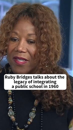 Civil rights icon Ruby Bridges is still teaching us. 📚 At just 6, she bravely integrated an all-white New Orleans school. Now her new book, "Ruby Bridges: A Talk With My Teacher," highlights the power of education in the fight for equality. History must be taught — not erased. 🎥: Today Show | Ben Crump