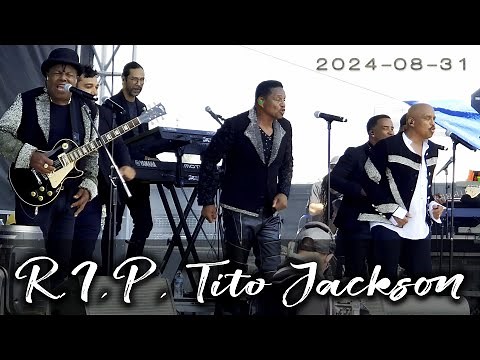 Tito Jackson's last USA show, Jackson 5 medley @ Fool in Love festival 2024-08-31