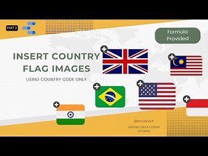 Generate Flag Images to Google Data Studio Table Charts Dynamically [Calculated Field Tutorial]
