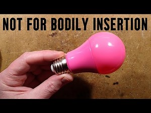 Inside a big pink lamp (with schematic)