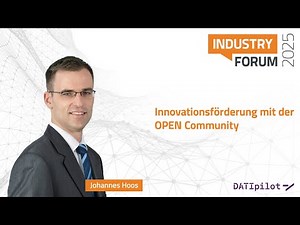 Innovationsförderung mit der OPEN Community | Johannes Hoos