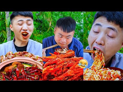 Eating Spicy Food and Funny Pranks 2022 | Funny Mukbang | Pepper Queen Erya & Songsong and Ermao