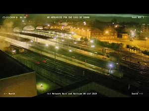 37716 cold start up at York and a DRS 57/3 passing a snowy Beattock and Thankerton