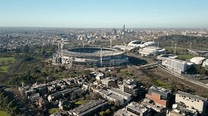 4k Aerial Footage Beautiful Melbourne Skyline Stock Footage Video (100% Royalty-free) 3572627263 | Shutterstock