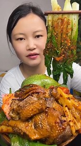 Super Satisfying Spicy Chicken Eating Show! #spicychicken #spicyfood #fblifestyle | Gourmet Eating