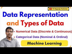 Data Representation and Types of Data | Machine Learning & Data Science Basics