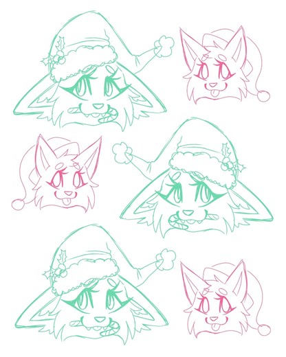 FREE CHRISTMAS YCH ART RAFFLE (CLOSED)
