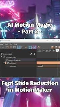 MotionMaker Minute: Reducing AI animation’s foot slide #ai #3danimation #maya #tutorial #autodesk