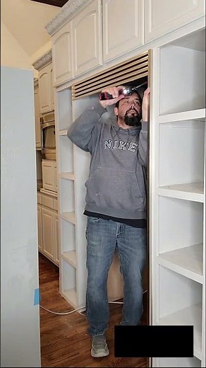 How hard is installation? Check out this time lapse installation video! #fridge #diy #kitchen