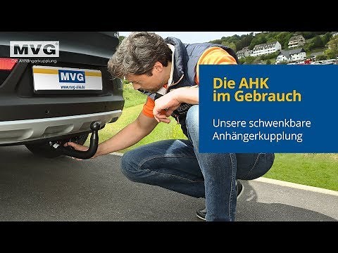 Die Bedienung der schwenkbaren Anhängerkupplung - MVG-Typ 2081