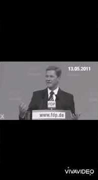 "Freiheit stirbt immer zentimeterweise." Westerwelle , 13.5. 2011