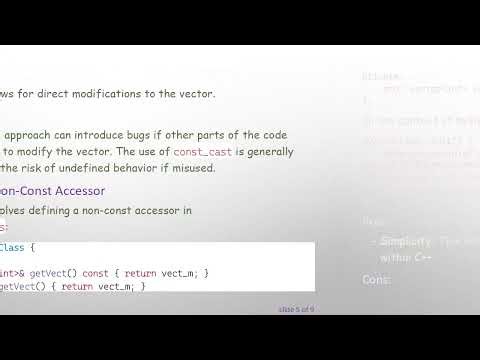 How to Manage Constness in C+ + : A Deep Dive into Accessor Methods