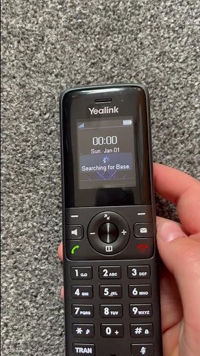 Yealink W73H startup and shutdown