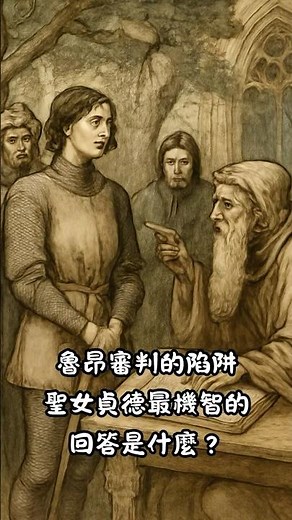 魯昂審判的陷阱：聖女貞德最機智的回答是什麼？