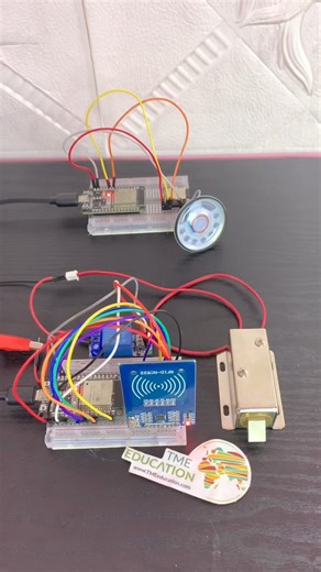 1.7K views | ESP32 & AS608 FingerprintScanner to control wireless a 12V Solenoid Door Lock with Alert #arduino #engineering #electronics #arduinoproject #electricalengineer #arduinobeginner #programming #electrical #uploadideaswithitamar | Upload Ideas with Itamar | Facebook