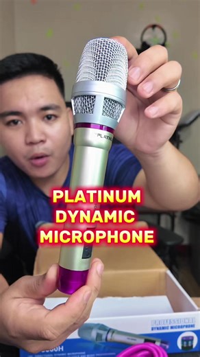 Platinum Dynamic Microphone for Karaoke