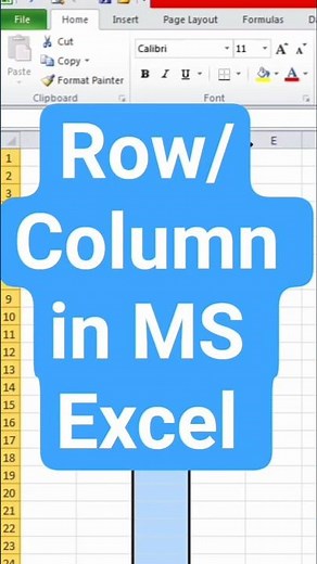 raw/ column #excel #row #column #viral #trending