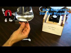 K&J Magnetics - Stir Bar Magnet Demonstration #2