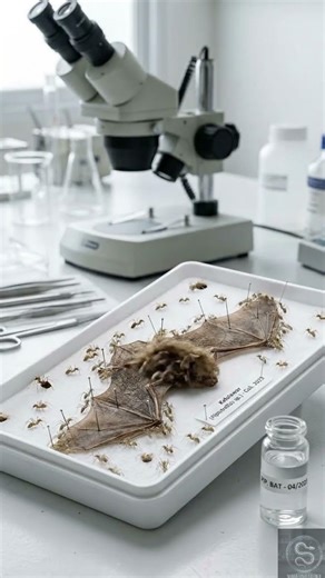 Bat Specimen Transformation | From Body to Skeleton