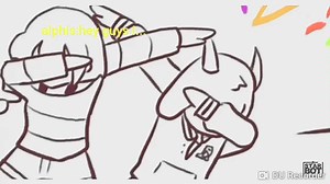 【生肉】传说之下深井冰短动画:Undyne的派对