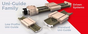 Uni-Guide Linear Slide Overview - Plain Linear Bearing, Shaft, Actuator, Rail | PBC Linear Europe