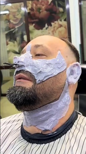 NEW BEARD CUTTING VIDEO FOR MEN'S | PERFECT BEARD REMOVE EDGE #shorts #barber #viral