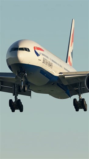 MSFS2020 British Airways 777 Epic Landing at New York Airport ✈️ Boeing 777 Touchdown
