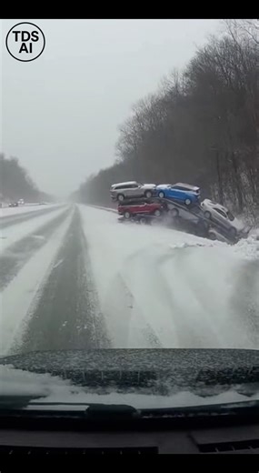 Dashcam Captures Car-Carrier Semi Sliding Off Icy Highway in Minnesota Dashcam footage recorded on a highway in Minnesota shows a dangerous winter driving incident as a semi truck hauling multiple vehicles loses control on an ice-covered roadway. The video captures the car carrier beginning to fishtail as the driver struggles to maintain traction amid slick conditions. As the trailer sways, the semi slides across lanes and ultimately leaves the highway, coming to rest off the road while the cars