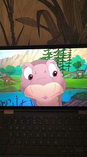 the land before time the Great longneck Migration littlefoot ask his grandpa where the are