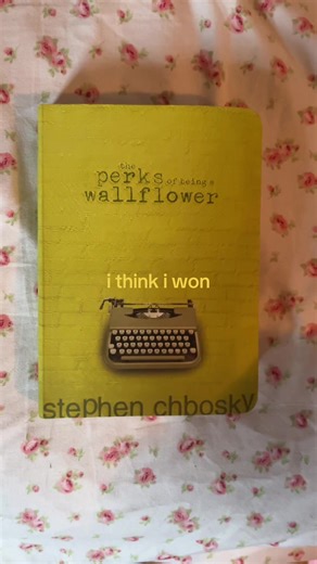 this is the coolest thing i own… ITS LITERALLY LIKE A JOURNAL BUT ITS THE BOOK #lovealwayscharlie #tpobaw #theperksofbeingawallflower #fyp #book