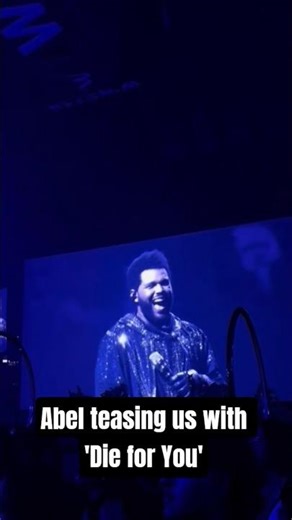 Abel likes to Tease his Fans on tour with his E's 😂 | The Weeknd - Die for You (Live) #meme #xo