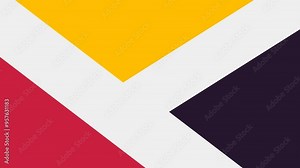 Simple triangle shape transition animation with a combination of 3 colors. Can be used for video openings, video transitions, and other video editing. Alpha channel only on 4K