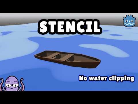 Boat Water Clipping Effect | Stencils in Godot 4.5