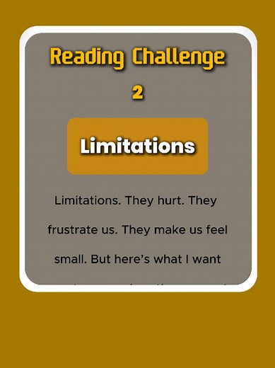 Limitations | Reading Challenge #teleprompter #speakenglish #readingchallenge #englishtest #practiceenglish #readingenglish