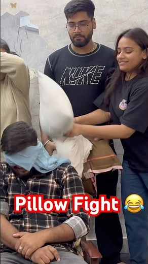 Pillow fight😂😂