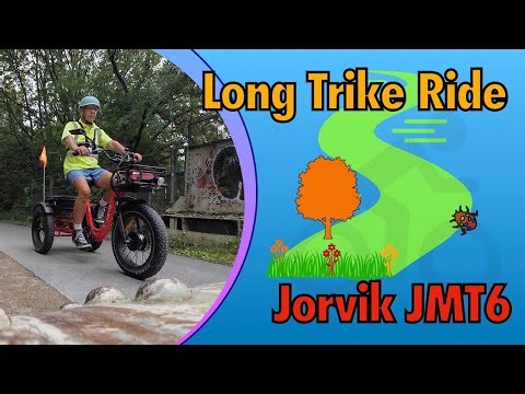 Long Jorvik trike ride to old Iron bridge