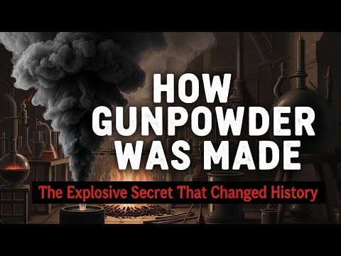 How Gunpowder Was Made: The Explosive Secret That Changed History #Gunpowder #History #Science
