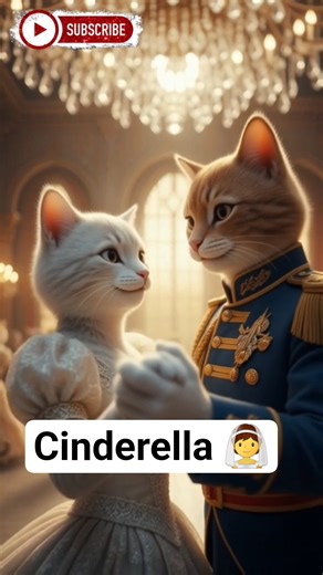 Cinderella-Cat version 🐱❣️ #shorts #shortsfeed #youtubeshorts #cat