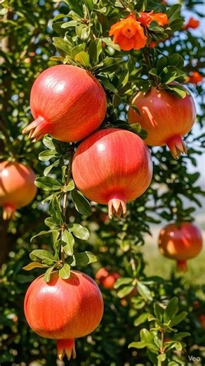 ASMR Pomegranate Picking One by One 🍎 | Clean Stem Detach & Basket Sounds | Natural Fruit ASMR