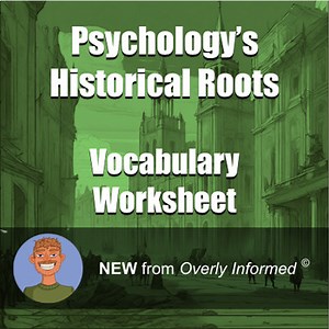 Psychology’s Historical Roots Vocabulary Worksheet