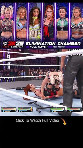 CHAMBER CHAOS! 🔥 Alexa vs Sol vs Naomi vs Becky vs Lyra vs Henley - ELIMINATION CHAMBER [WWE 2K25]